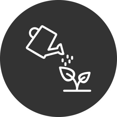 Bahçıvanlık simgesi, vektör illüstrasyonu