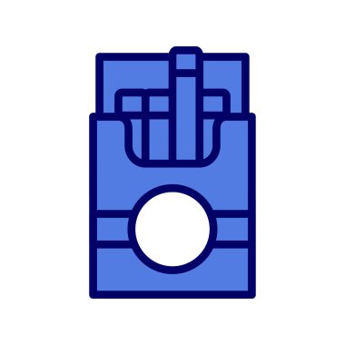 Paket basit simgesi, vektör illüstrasyonunu cigerate