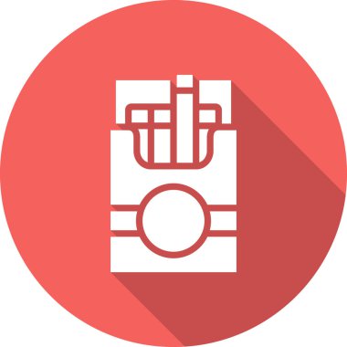 Cigerate Pack simgesinin vektör illüstrasyonu