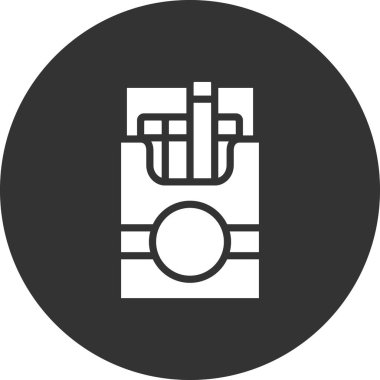 Cigerate Pack simgesinin vektör illüstrasyonu