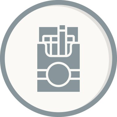 Cigerate Pack simgesinin vektör illüstrasyonu