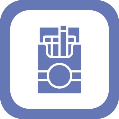 Cigerate Pack simgesinin vektör illüstrasyonu