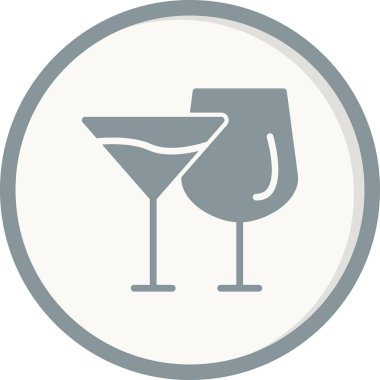 gözlük ikonu vektör illüstrasyonu