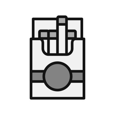 Cigerate Pack simgesinin vektör illüstrasyonu