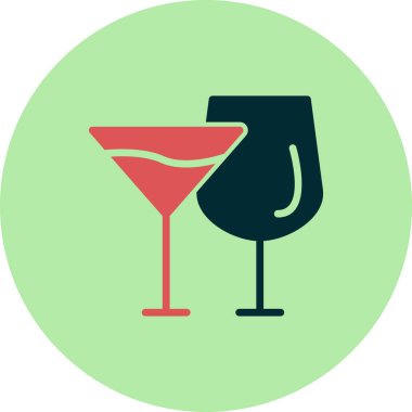 gözlük ikonu vektör illüstrasyonu