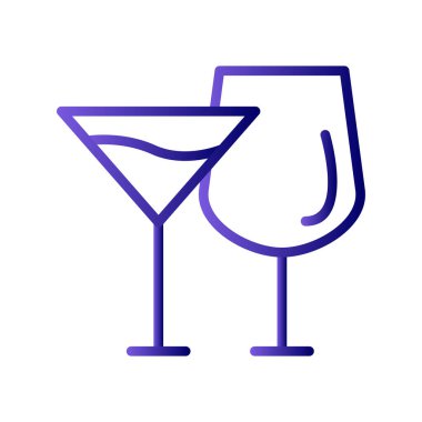 gözlük ikonu vektör illüstrasyonu