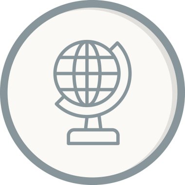 Küresel modern vektör simgesi