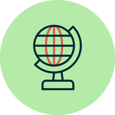 Küresel modern vektör simgesi