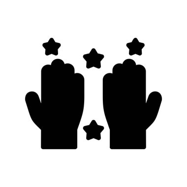 Modern Temiz Eller simgesinin vektör illüstrasyonu