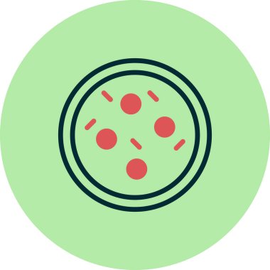 Çerez simgesinin vektör illüstrasyonu