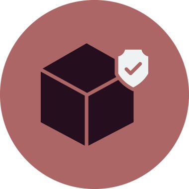 Taşıma Sigortası 'nın vektör illüstrasyonu Modern simge