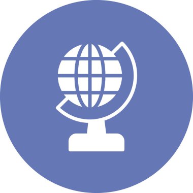 dünya çizgisi simgesi, vektör illüstrasyonu