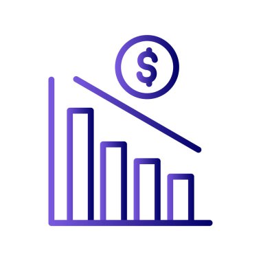 para büyüme kavramı basit simge, vektör illüstrasyonu