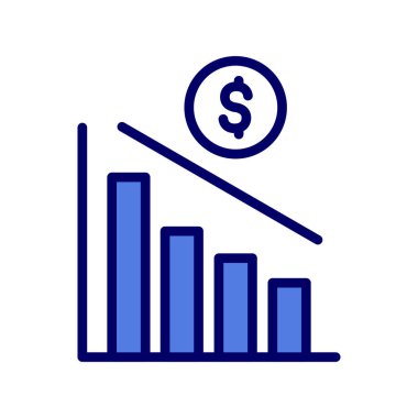 para büyüme kavramı basit simge, vektör illüstrasyonu