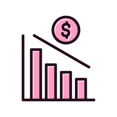 para büyüme kavramı basit simge, vektör illüstrasyonu