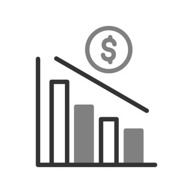 para büyüme kavramı basit simge, vektör illüstrasyonu