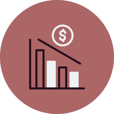 para büyüme kavramı basit simge, vektör illüstrasyonu