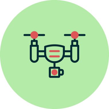 İHA. Web simgesi basit illüstrasyon