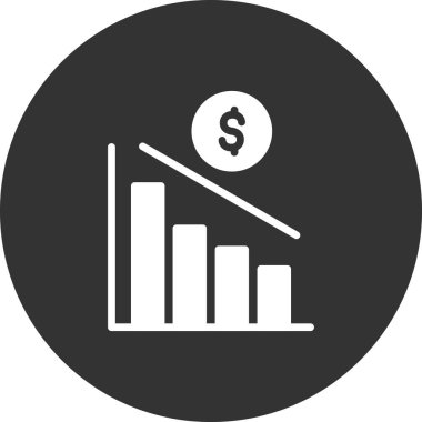 para büyüme kavramı basit simge, vektör illüstrasyonu