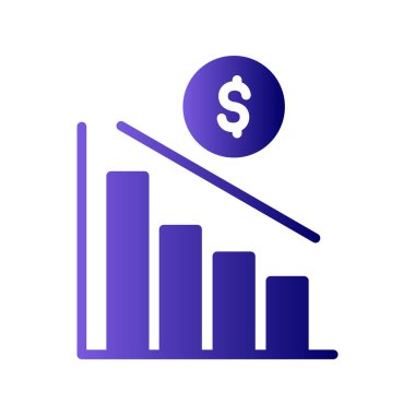 para büyüme kavramı basit simge, vektör illüstrasyonu