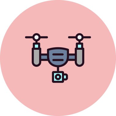 İHA. Web simgesi basit illüstrasyon