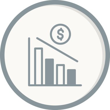 para büyüme kavramı basit simge, vektör illüstrasyonu