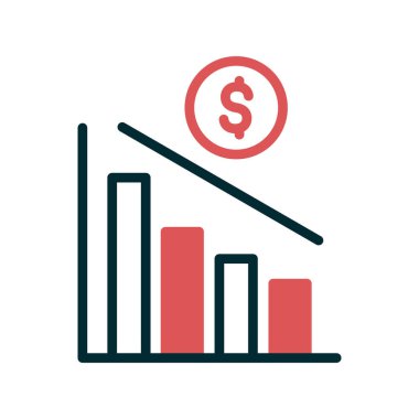 para büyüme kavramı basit simge, vektör illüstrasyonu