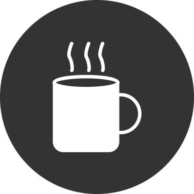 Kahve fincanı ikon vektörü. İnce çizgi işareti. izole resim