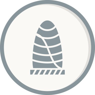 Gherkin ticari gökdelen, web simgesi basit illüstrasyon