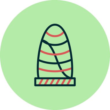 Gherkin ticari gökdelen, web simgesi basit illüstrasyon