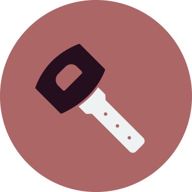 Anahtar simgesi vektör illüstrasyonu