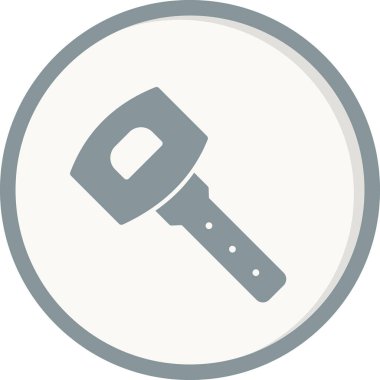 Anahtar simgesi vektör illüstrasyonu