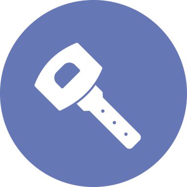 Anahtar simgesi vektör illüstrasyonu