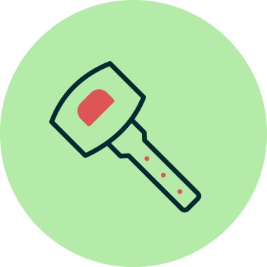 Anahtar simgesi vektör illüstrasyonu