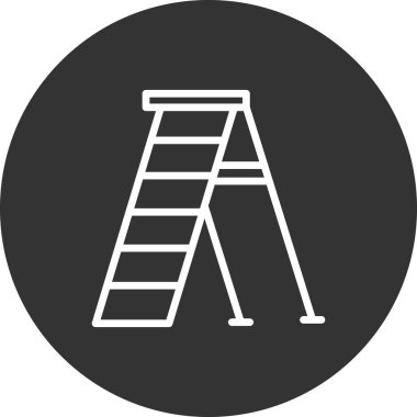 Merdiven ikonu. düz dizayn vektörü