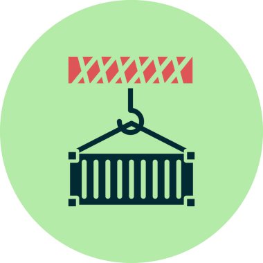 İthal. Web simgesi basit tasarım