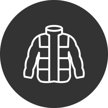 Ceket simge vektör çizim