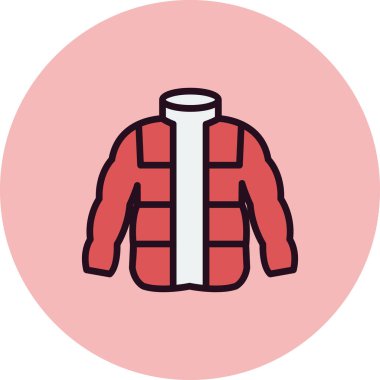 Ceket simge vektör çizim