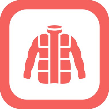 Ceket simge vektör çizim