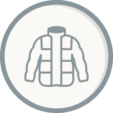 Ceket simge vektör çizim