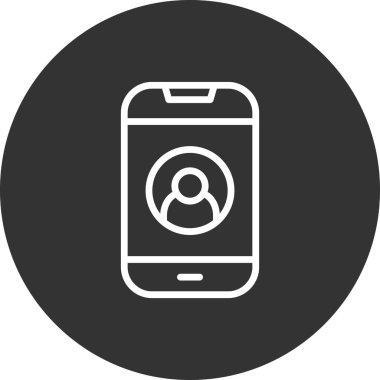 Çevrimiçi Danışmanlık simgesi, vektör illüstrasyonu