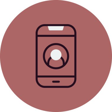 Çevrimiçi Danışmanlık simgesi, vektör illüstrasyonu