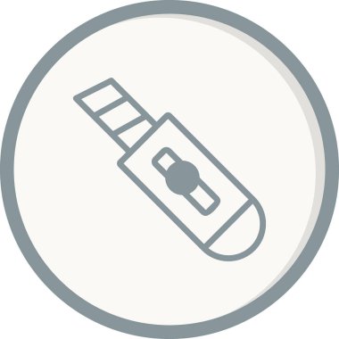 Kağıt kesicinin vektör illüstrasyonu