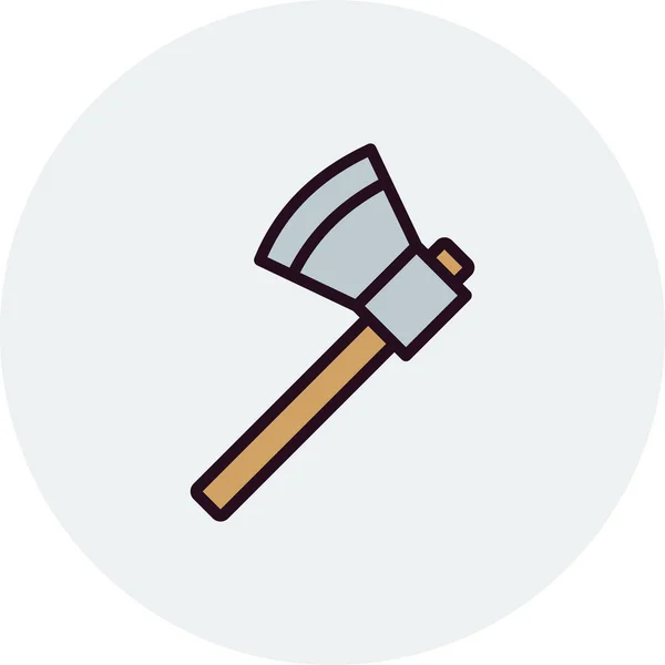 Vector Illustration Single Hammer Icon — Stok Vektör