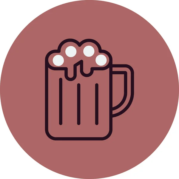 Bière Icône Simple Illustration Vectorielle — Image vectorielle