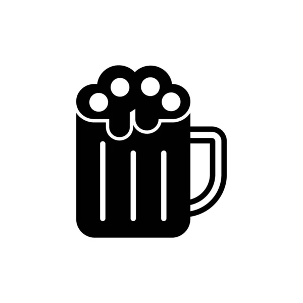 Bier Eenvoudige Icoon Vector Illustratie — Stockvector