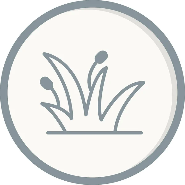 Векторна Ілюстрація Значка Трави — стоковий вектор