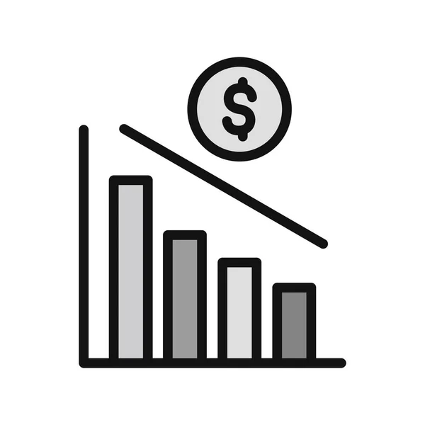 Money Growth Concept Simple Icon Vector Illustration — Stock Vector