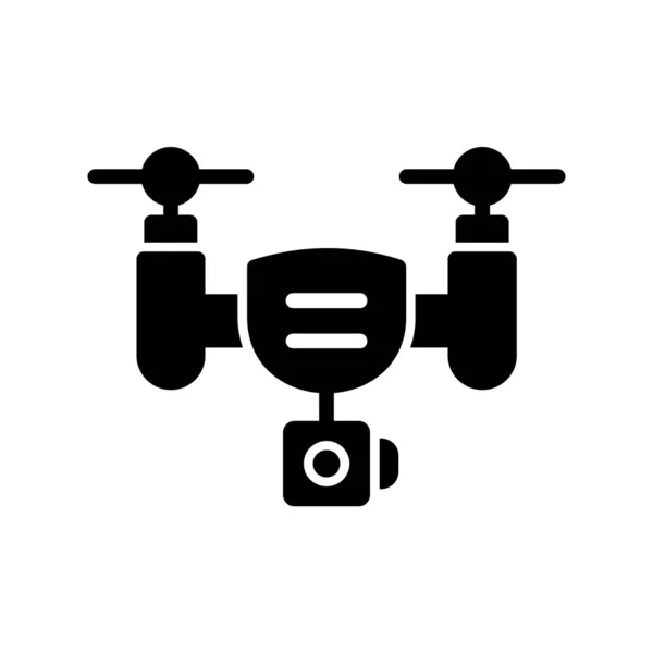 Drone Web Icon Simple Illustration — Stock Vector