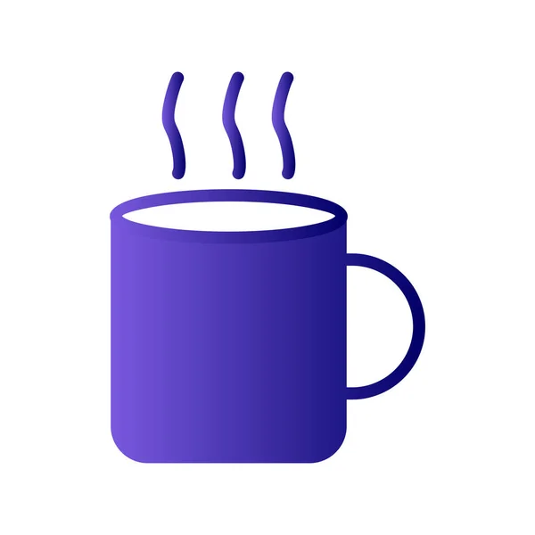 Coffee Cup Icon Vector Thin Line Sign Isolated Illustration — Image vectorielle